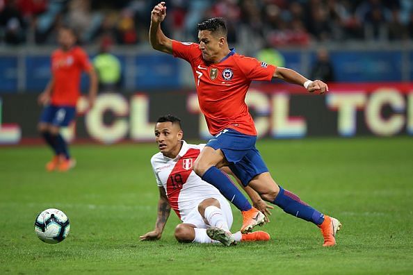 Sanchez picked up an injury in Chile's last game in Copa America 2019